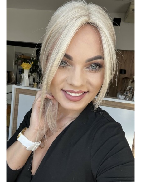 "Lio PL 35 cm"- Mini topper z włosów naturalnych 35cm