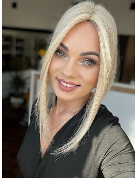 "Lio PL 35 cm"- Mini topper z włosów naturalnych 35cm