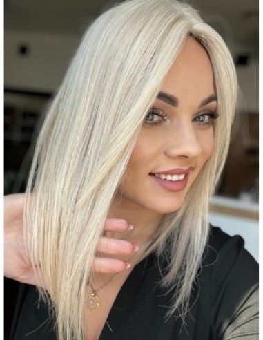 "Lio PL 35 cm"- Mini topper z włosów naturalnych 35cm