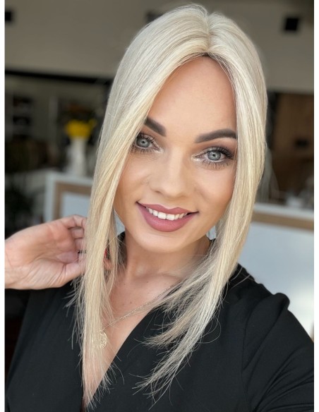 "Lio PL 35 cm"- Mini topper z włosów naturalnych 35cm