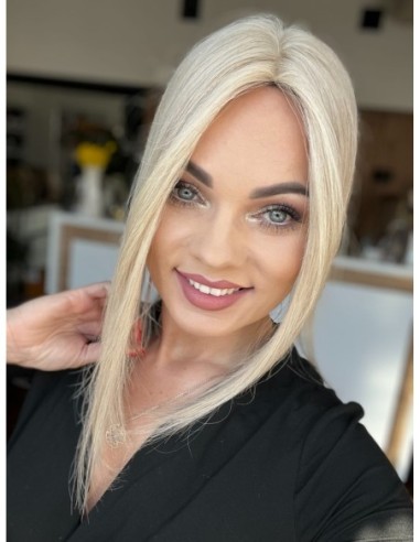 "Lio PL 35 cm"- Mini topper z włosów naturalnych 35cm