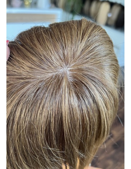 "Lio K4 35 cm z grzywką"- Mini topper z włosów naturalnych 35cm