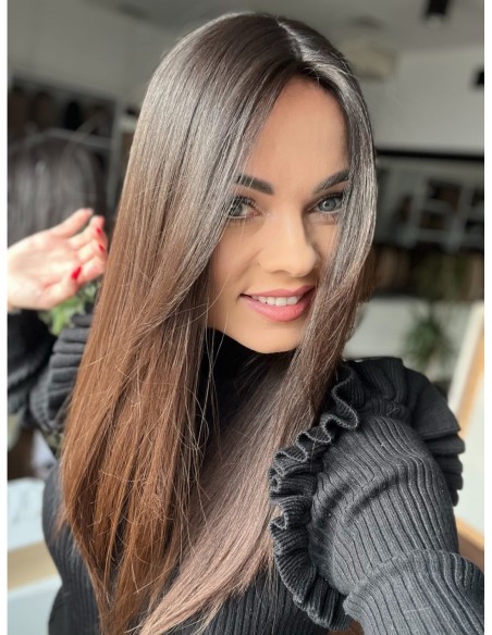 "KASIA  45-50 CM" TOPPER Z WŁOSÓW NATURALNYCH