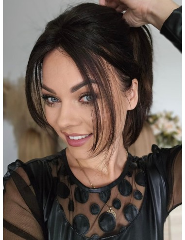 "JONI-35 1BGB" TOPPER Z WŁOSÓW NATURALNYCH