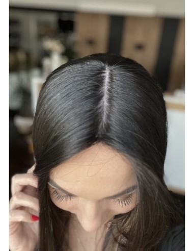 "KASIA  65 CM" TOPPER Z WŁOSÓW NATURALNYCH