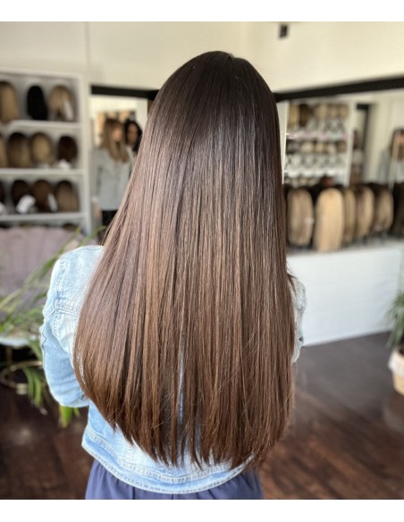 "KASIA  65 CM" TOPPER Z WŁOSÓW NATURALNYCH