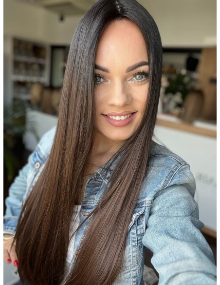 "KASIA  65 CM" TOPPER Z WŁOSÓW NATURALNYCH