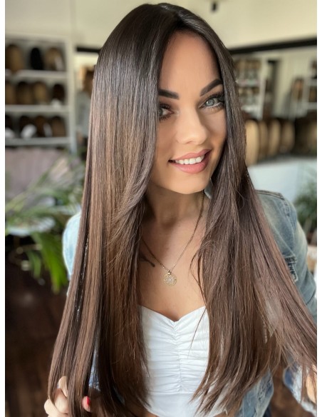 "KASIA  65 CM" TOPPER Z WŁOSÓW NATURALNYCH