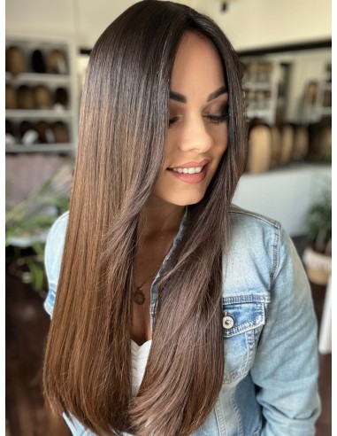 "KASIA  65 CM" TOPPER Z WŁOSÓW NATURALNYCH