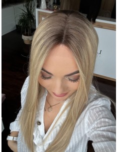 "ANIA 50 CM "S"  "LACE FRONT PERUKA Z WŁOSÓW NATURALNYCH  PREMIUM 2