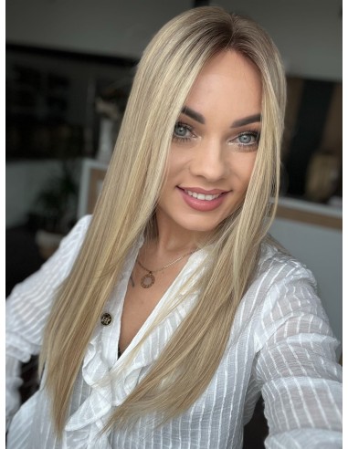 "ANIA 50 CM "S"  "LACE FRONT PERUKA Z WŁOSÓW NATURALNYCH  PREMIUM