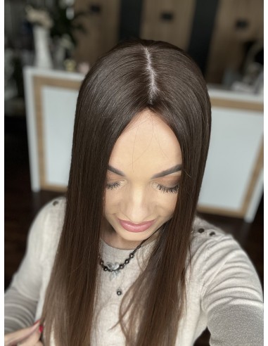 "BIANKA 50-55 CM" TOPPER Z WŁOSÓW NATURALNYCH