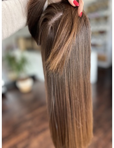 "BIANKA 50-55 CM" TOPPER Z WŁOSÓW NATURALNYCH