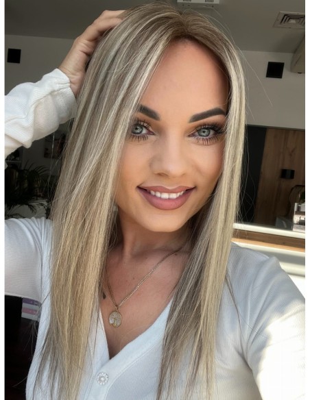 SELENE 8C-45CM-TOPPER Z WŁOSÓW NATURALNYCH