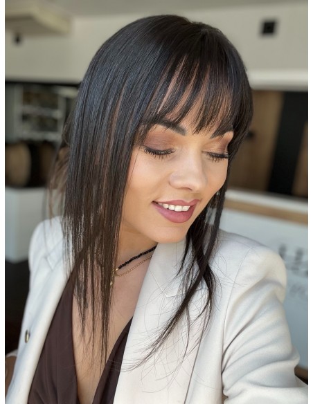 Grzywka/mini topper z włosów naturalnych K1B 40 cm