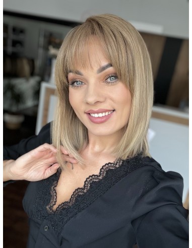 "NORA 4419GP"- PERUKA Z WŁOSÓW NATURALNYCH "M" Z GRZYWKĄ