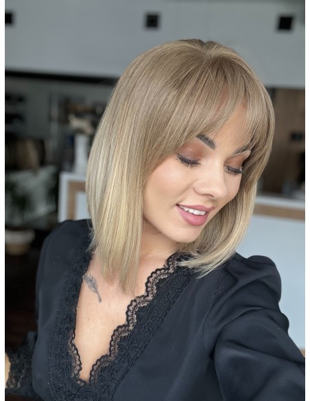 "NORA 4419GP"- PERUKA Z WŁOSÓW NATURALNYCH "M" Z GRZYWKĄ