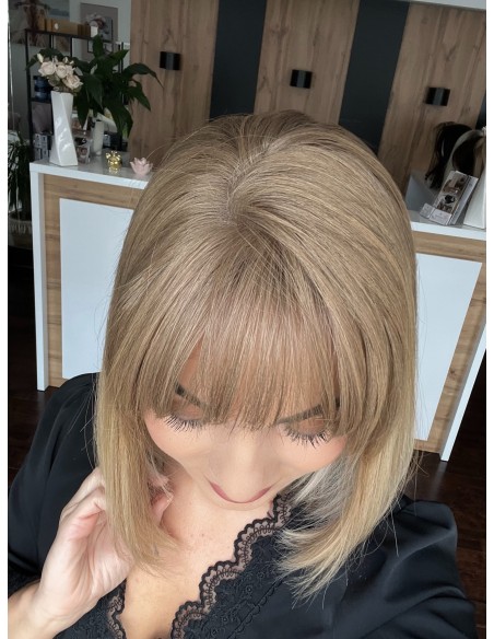 "NORA 4419GP"- PERUKA Z WŁOSÓW NATURALNYCH "M" Z GRZYWKĄ