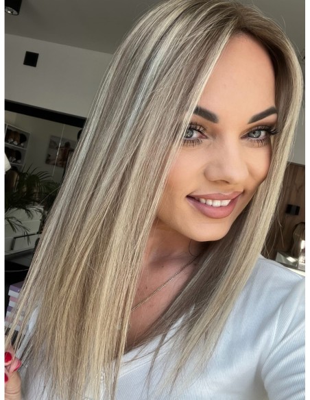 SELENE 8C-45CM-TOPPER Z WŁOSÓW NATURALNYCH