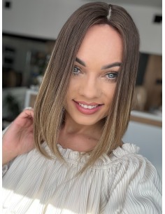 GABI 35 CM-TOPPER Z WŁOSÓW NATURALNYCH PREMIUM