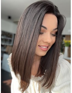 KASIA 40 CM"S"-PERUKA LACE FRONT Z WŁOSÓW NATURALNYCH PREMIUM  VIRGIN 2