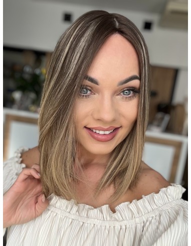 BAJA 35 CM-TOPPER Z WŁOSÓW NATURALNYCH PREMIUM