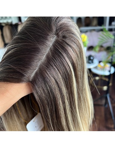 BAJA 35 CM-TOPPER Z WŁOSÓW NATURALNYCH PREMIUM