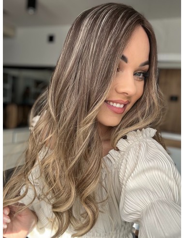 BAJA 55 CM-TOPPER Z WŁOSÓW NATURALNYCH PREMIUM