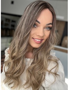 BAJA 55 CM-TOPPER Z WŁOSÓW NATURALNYCH PREMIUM 2