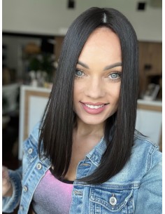 "INA 40" TOPPER Z WŁOSÓW NATURALNYCH VIRGIN