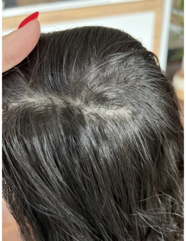 INA 40" TOPPER Z WŁOSÓW NATURALNYCH  KRĘCONYCH