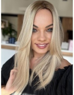 Topper Soa 45 cm – baleyage blond z odrostem, włosy naturalne 2