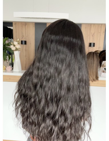 INA 75 CM" TOPPER Z WŁOSÓW NATURALNYCH  FALOWANYCH