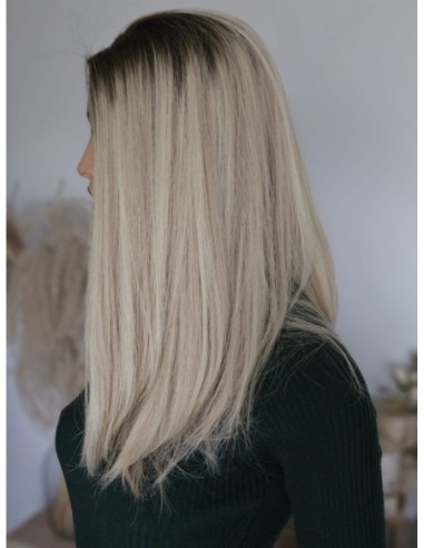 Topper Soa 45 cm – baleyage blond z odrostem, włosy naturalne