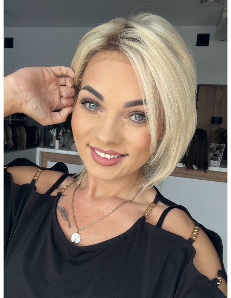 Idalia K60 -Peruka z włosów naturalnych  S/M