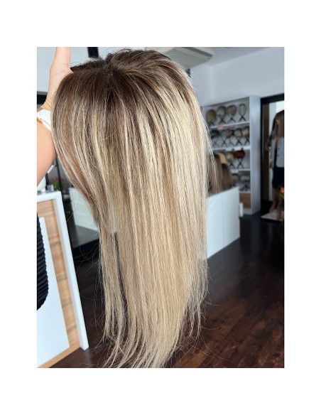 Natalia 02- 45 cm-Mono topper z włosów naturalnych