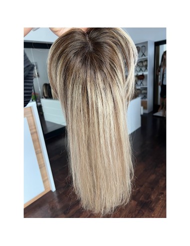 Natalia 02- 45 cm-Mono topper z włosów naturalnych