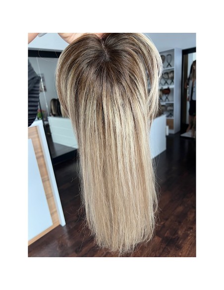 Natalia 02- 45 cm-Mono topper z włosów naturalnych