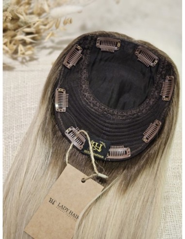 Topper Soa 45 cm – baleyage blond z odrostem, włosy naturalne