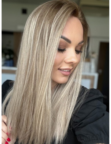 "TORI-45" DŁUGA PERUKA Z WŁOSÓW NATURALNYCH  "M"