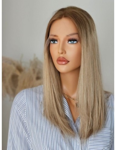 "TORI-45" DŁUGA PERUKA Z WŁOSÓW NATURALNYCH  "M"