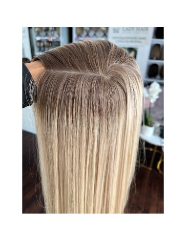 "ANIA 60 CM PREMIUM"-TOPPER Z WŁOSÓW NATURALNYCH