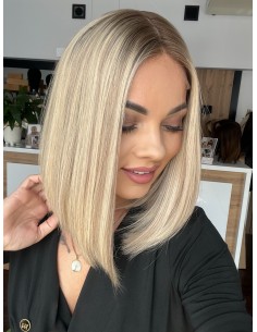 ANIA 30 CM PREMIUM "M"-PERUKA LACE FRONT Z WŁOSÓW NATURALNYCH