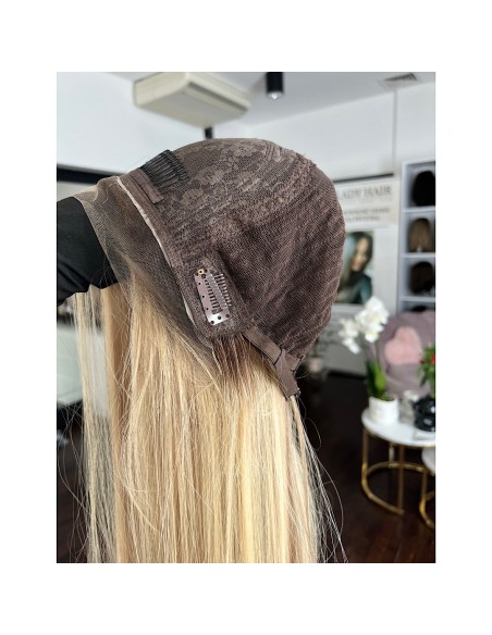 ANIA 40 CM PREMIUM "S"-PERUKA LACE FRONT Z WŁOSÓW NATURALNYCH