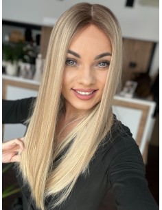 ANIA 50 CM PREMIUM "S"-PERUKA LACE FRONT Z WŁOSÓW NATURALNYCH