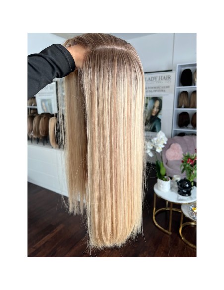 ANIA 50 CM PREMIUM "S"-PERUKA LACE FRONT Z WŁOSÓW NATURALNYCH