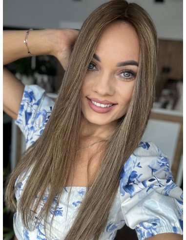 LOLA  55-60 CM-TOPPER Z WŁOSÓW NATURALNYCH