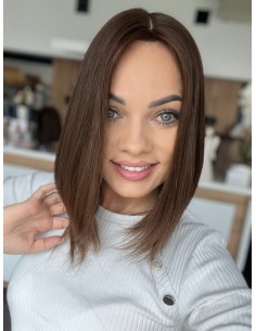 "ALICE 35 CM" TOPPER Z WŁOSÓW NATURALNYCH  SŁOWIAŃSKICH