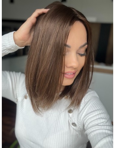 "ALICE 35 CM" TOPPER Z WŁOSÓW NATURALNYCH  SŁOWIAŃSKICH