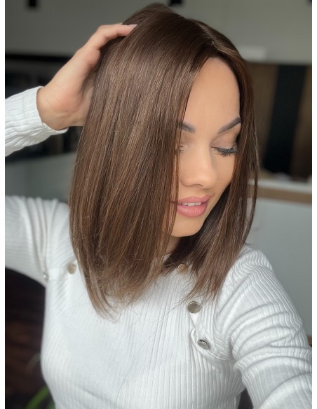 "ALICE 35 CM" TOPPER Z WŁOSÓW NATURALNYCH  SŁOWIAŃSKICH